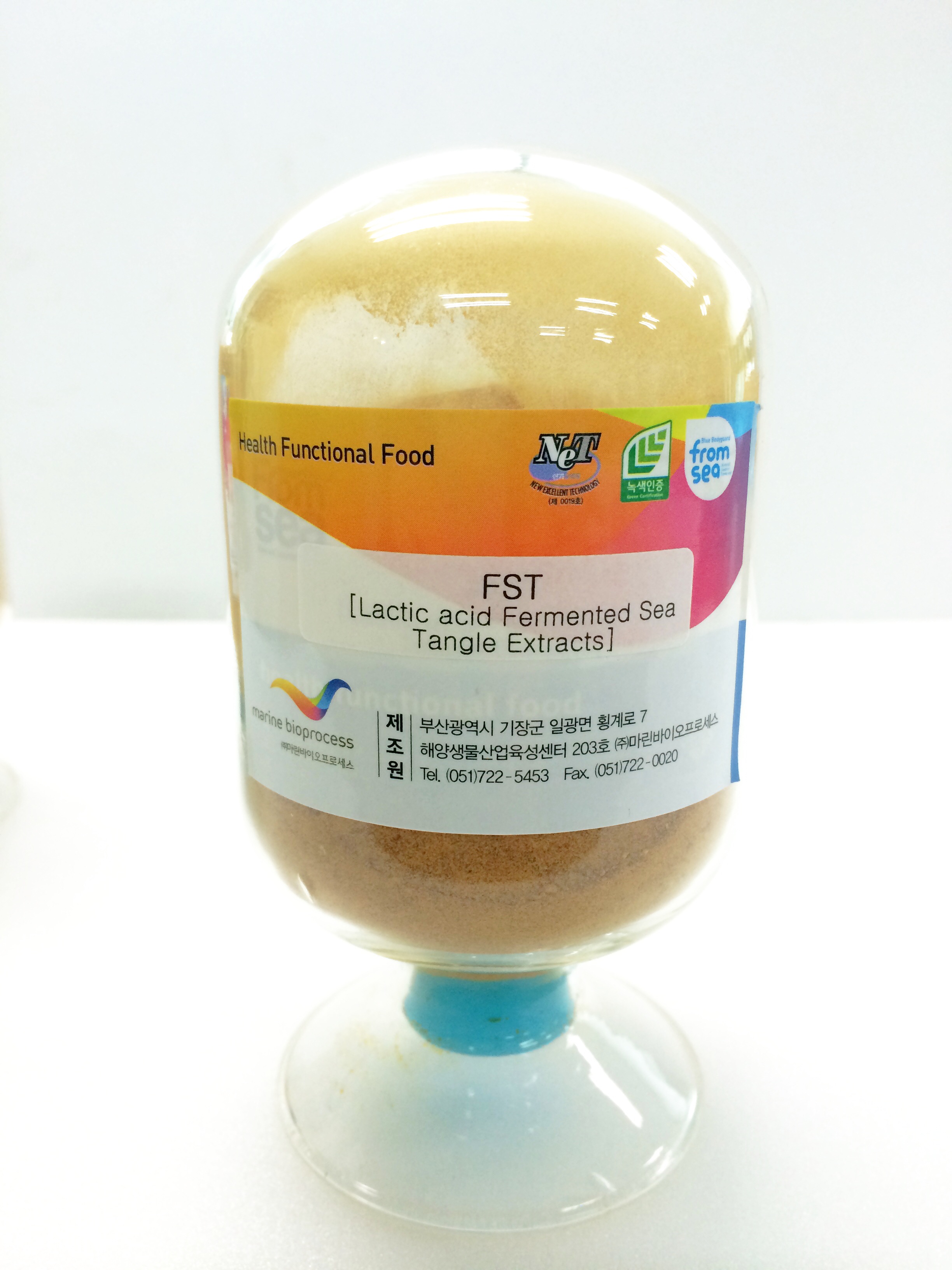 -Powder products approved to health food raw material by KFDA (Korea Food and Drug Administration).-...